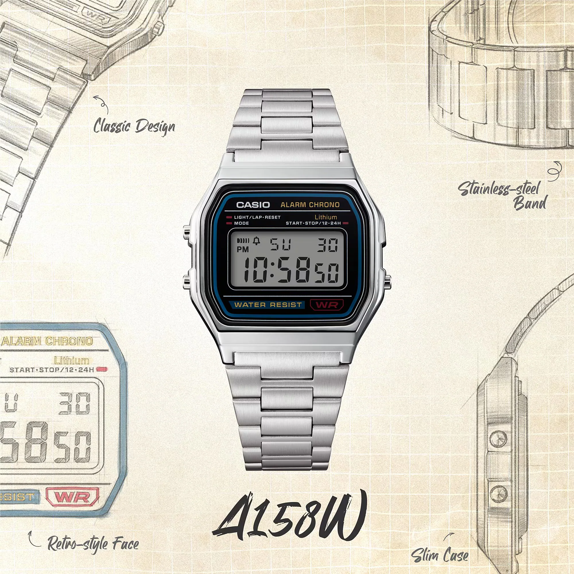 CASIO Vintage (A158WA-1) - Image 3