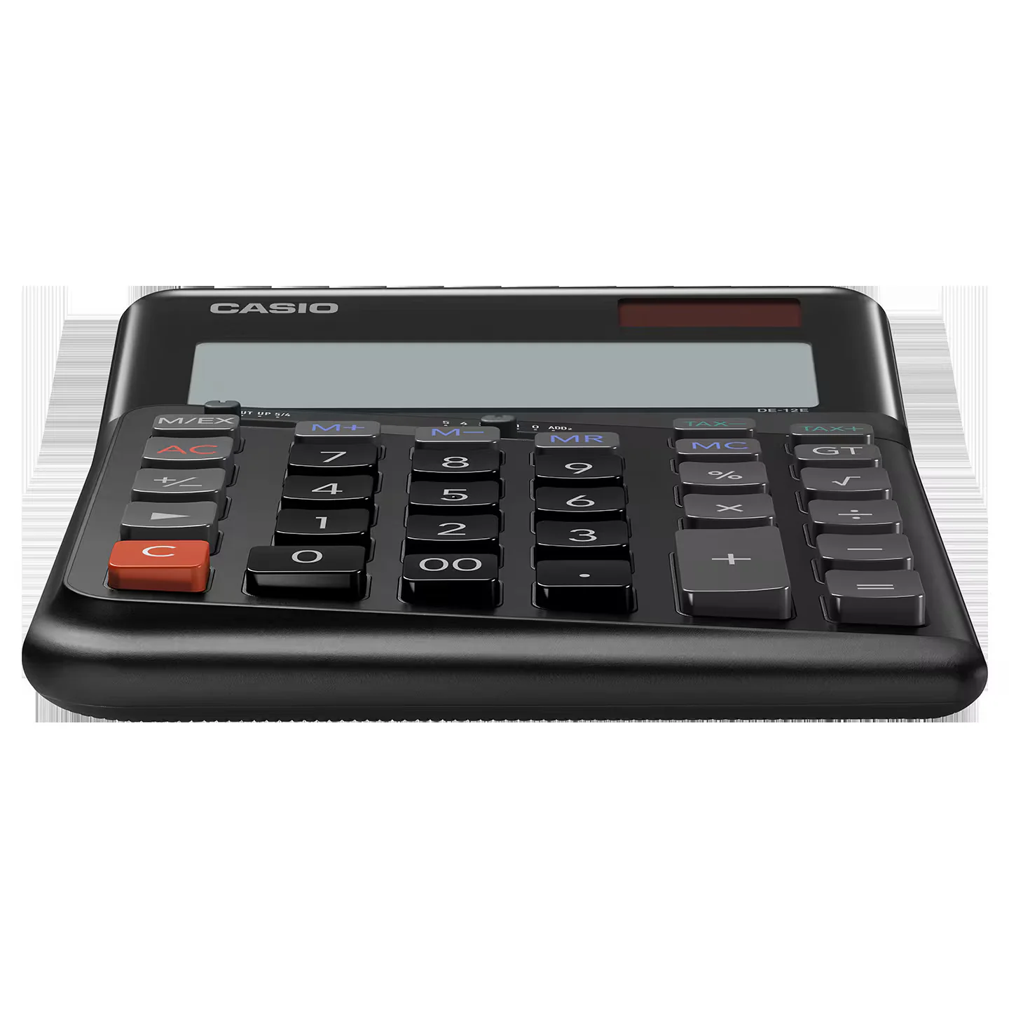 Casio Just/Desk Desktop Type Ergonomic Calculator DE-12E-BK (Retail price: $500) - Image 3