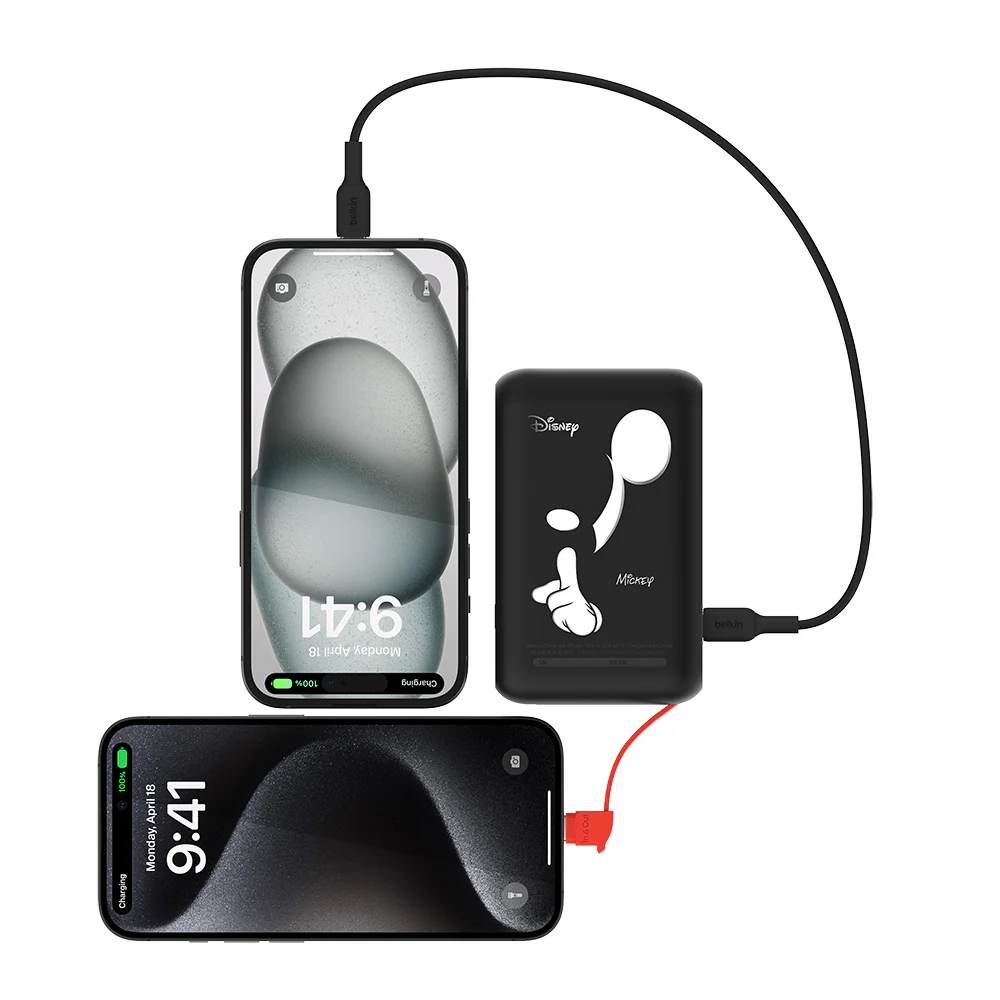 Belkin BoostCharge Power Bank 10K with Integrated Cable (Mickey, Disney Collection) (Retail price: $300) - Image 2