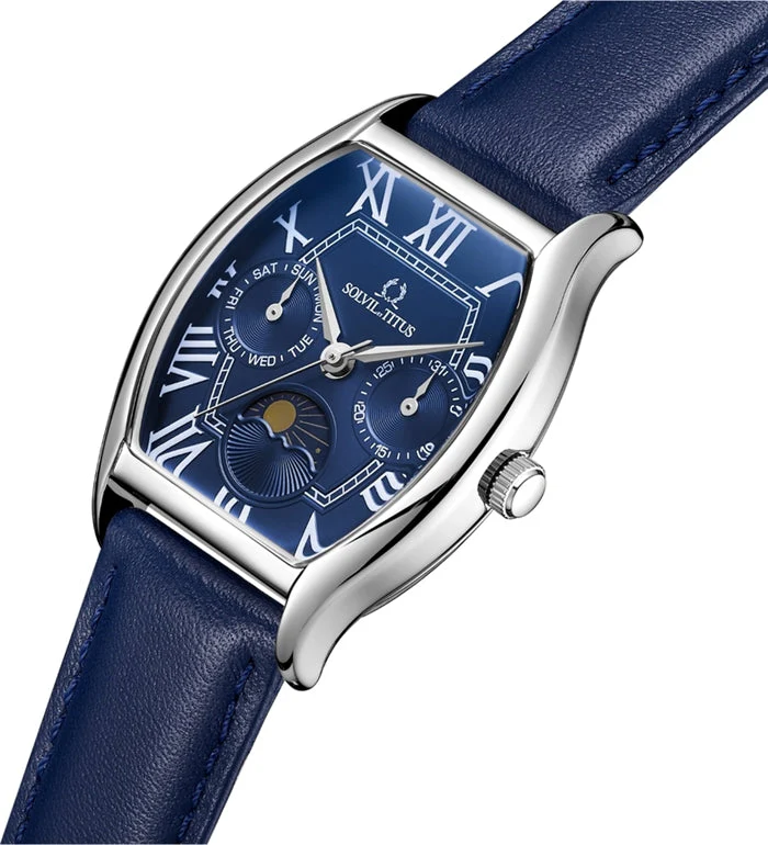 Barista Multi-Function with Day Night Indicator Quartz Leather Watch (W06-03220-007) - Image 2