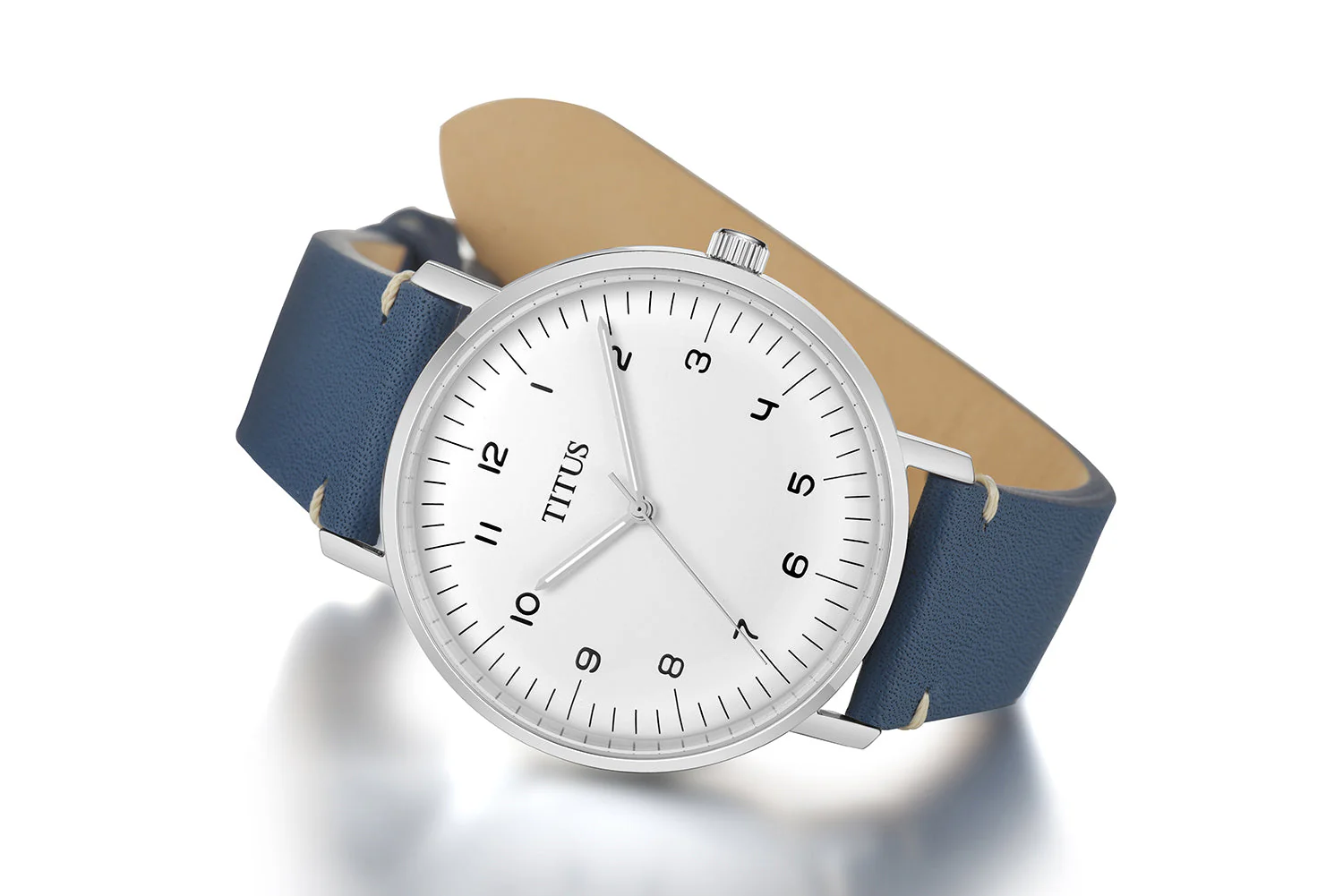 Interlude 3 Hands Quartz Leather Watch (W06-03070-001) - Image 2