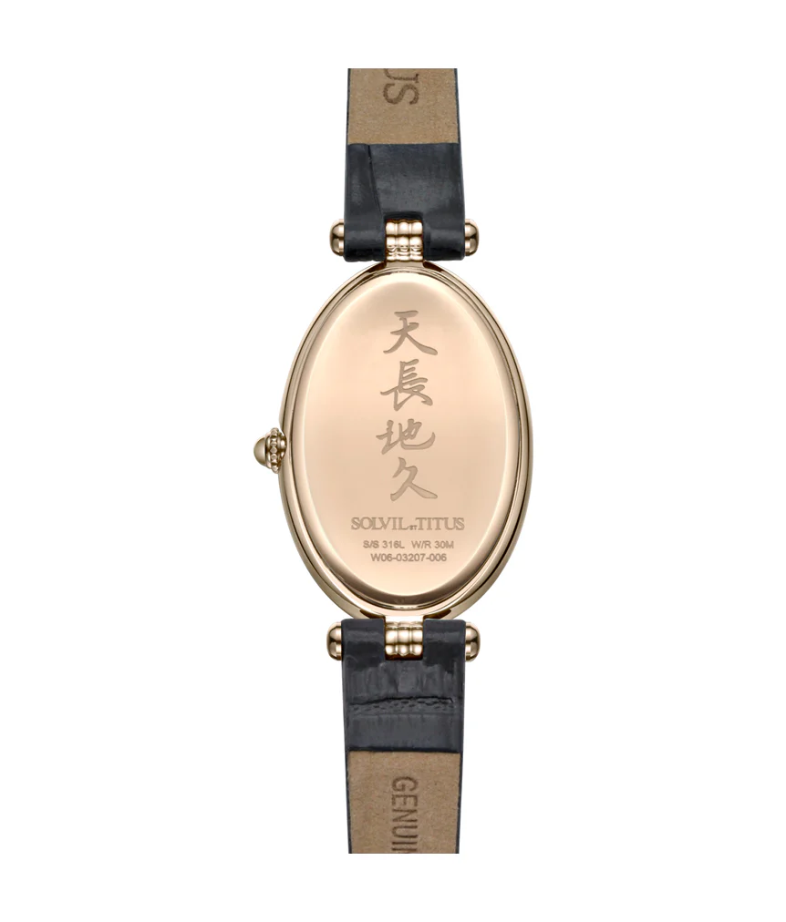 Once 2 Hands Quartz Leather Watch (W06-03207-006) - Image 3