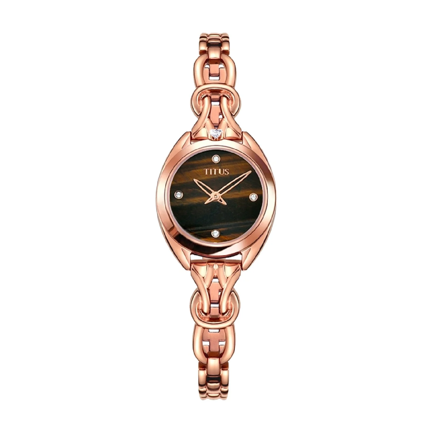 Ring & Knot 2 Hands Quartz Stainless Steel Watch (W06-03260-005)