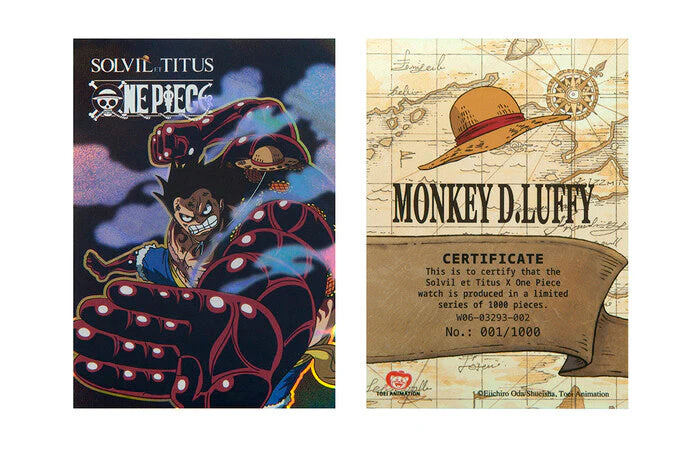 Solvil et Titus x One Piece "Gear 4 Luffy" Chronograph Quartz Leather Watch (W06-03293-002) - Image 10
