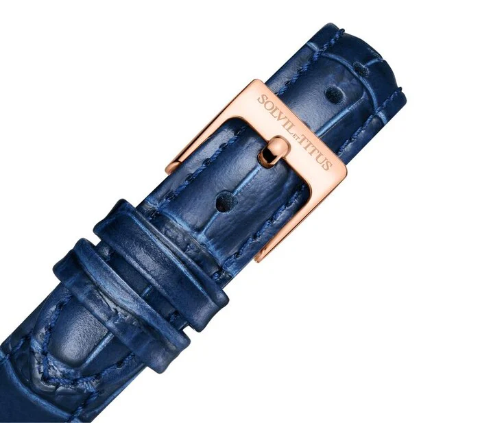 Barista 3 Hands Date Quartz Leather Watch (W06-02825-014) - Image 4