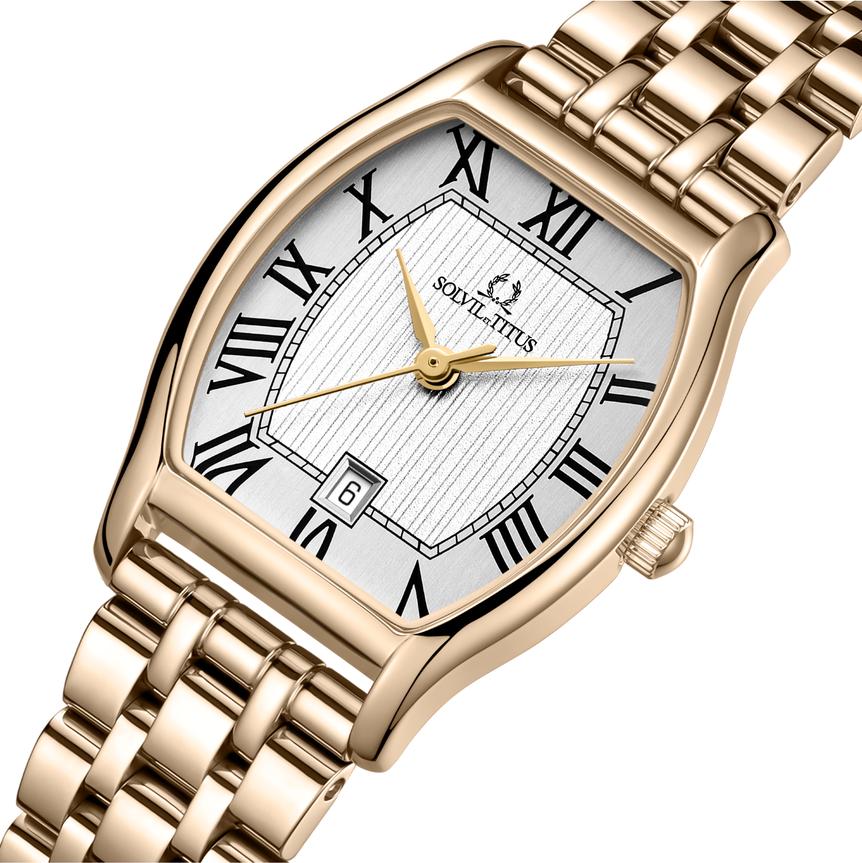 Barista 3 Hands Date Quartz Stainless Steel Watch W06-02825-017 - Image 2