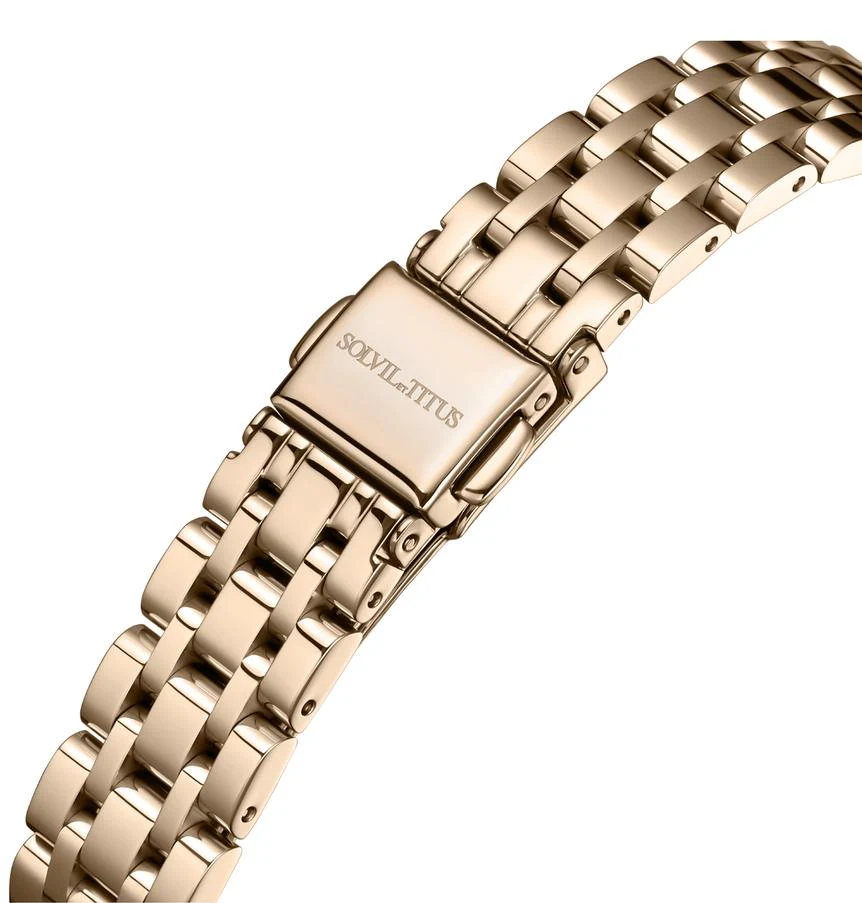 Barista 3 Hands Date Quartz Stainless Steel Watch W06-02825-017 - Image 4