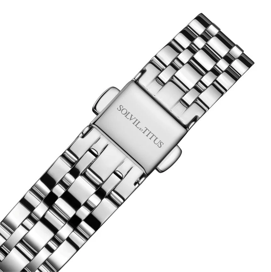 Barista 3 Hands Date Quartz Stainless Steel Watch W06-02825-018 - Image 4