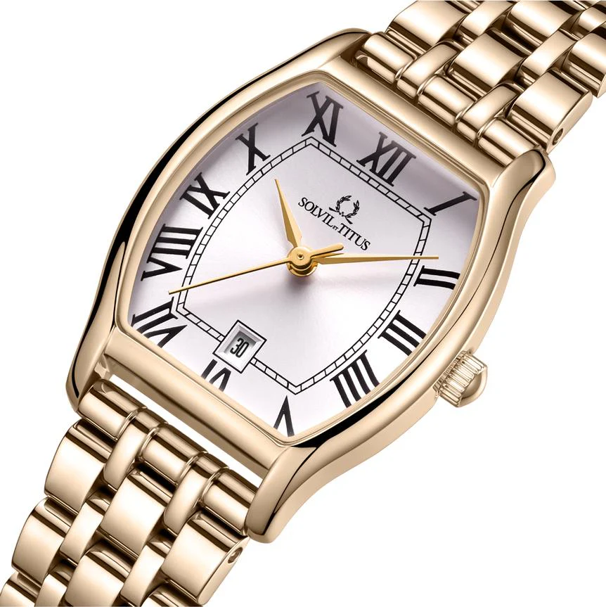 Barista 3 Hands Date Quartz Stainless Steel Watch W06-02825-020 - Image 2