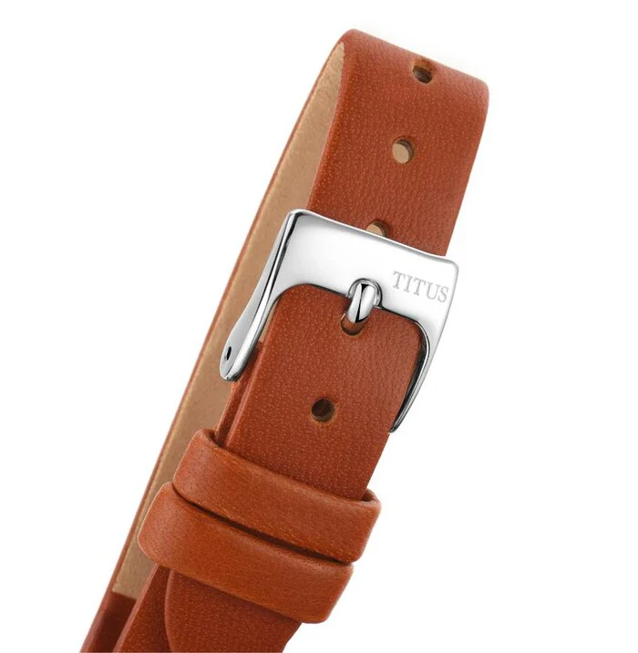 Interlude 2 Hands Date Quartz Leather Watch (W06-02963-002) - Image 4