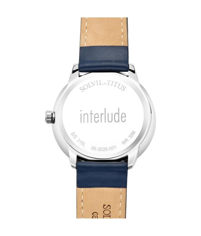 Interlude Multi-Function Quartz Leather Watch (W06-03026-001) - Image 3