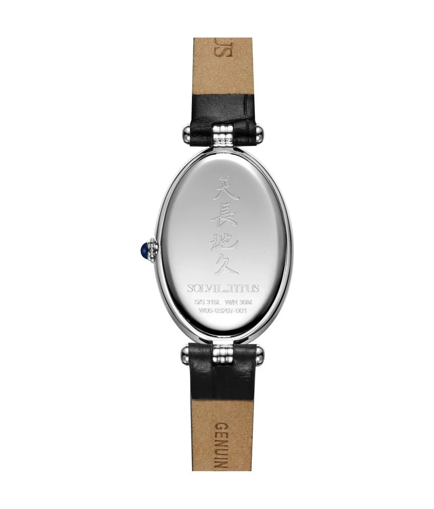 Classicist 3 Hands Date Quartz Leather Watch (W06-03027-001) - Image 3