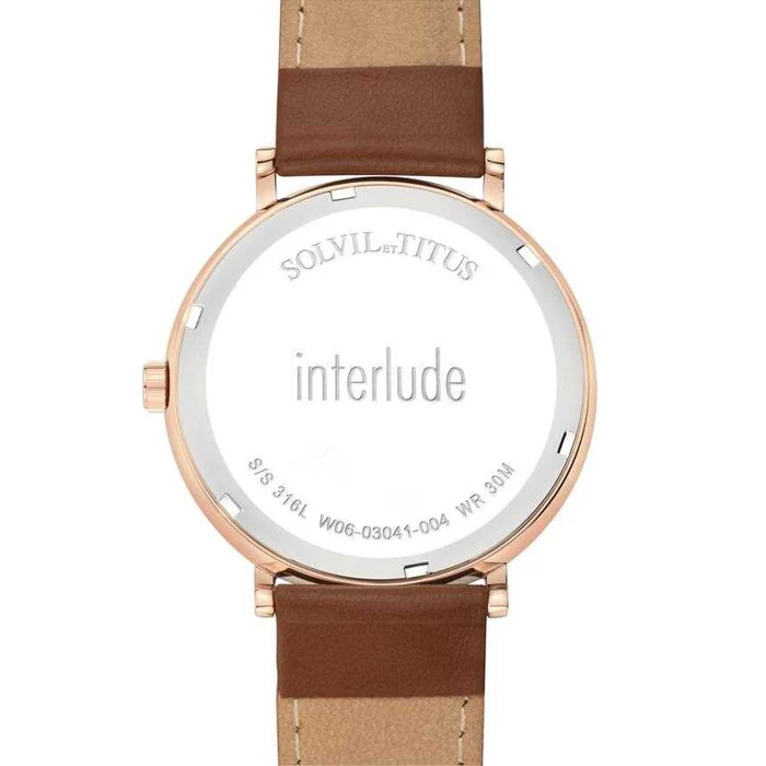 Interlude Multi-Function Quartz Leather Watch (W06-03041-004) - Image 2