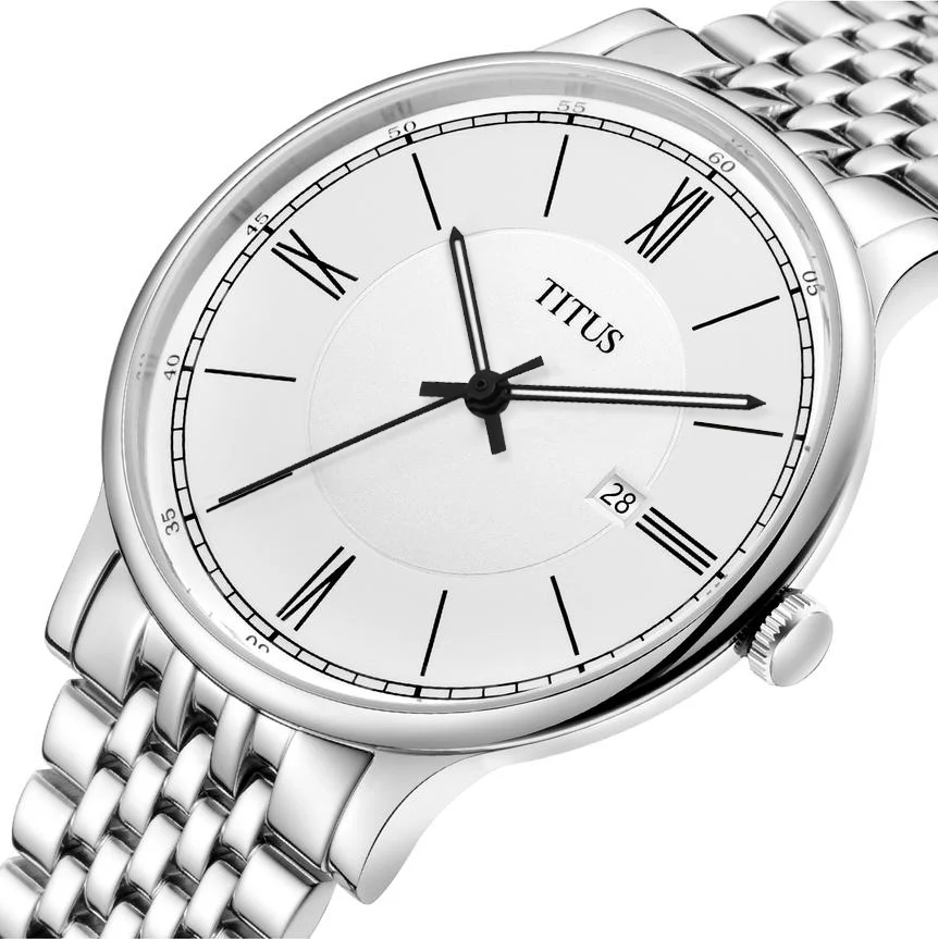 Classicist 3 Hands Quartz Stainless Steel Watch (W06-03044-002) - Image 2