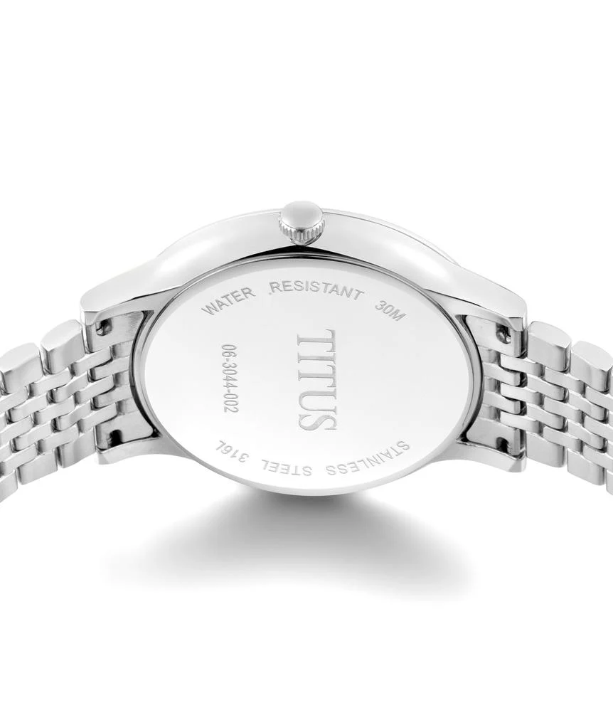 Classicist 3 Hands Quartz Stainless Steel Watch (W06-03044-002) - Image 3