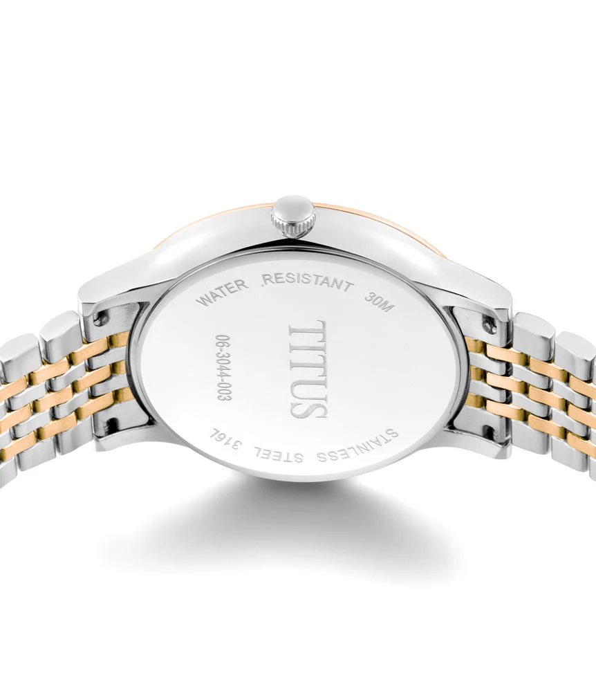 Classicist 3 Hands Quartz Stainless Steel Watch W06-03044-003 - Image 3