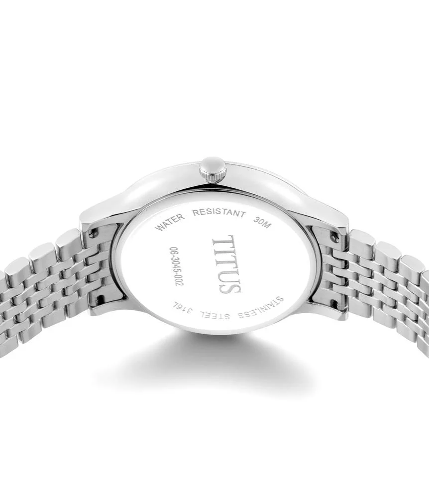 Classicist 3 Hands Quartz Stainless Steel Watch (W06-03045-002) - Image 3