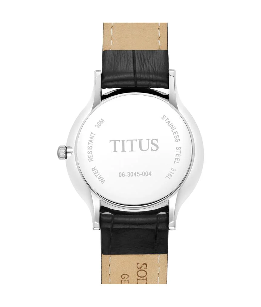 Classicist 3 Hands Quartz Leather Watch (W06-03045-004) - Image 3