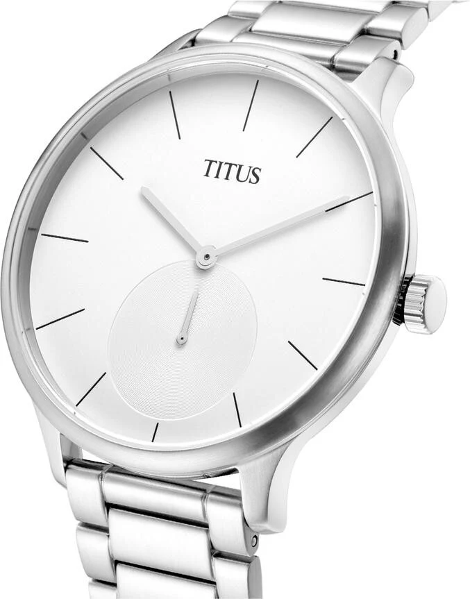 Interlude 2 Hands Small Second Quartz Stainless Steel Watch (W06-03053-008) - Image 2