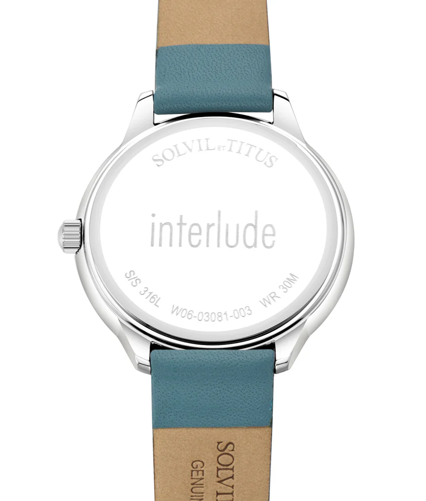 Interlude Multi-Function Quartz Leather Watch W06-03081-003 - Image 3