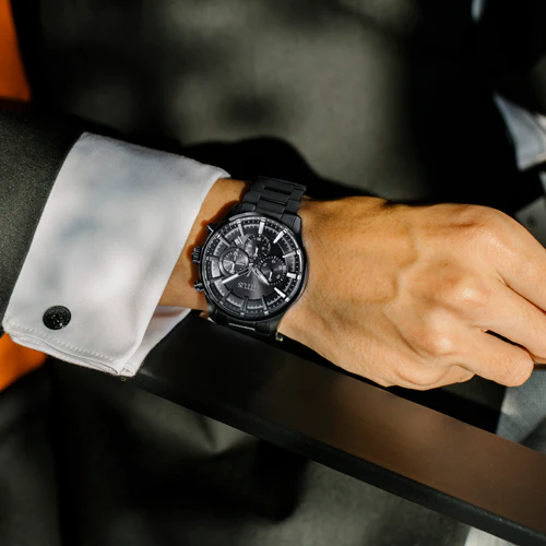 Modernist Chronograph Quartz Stainless Steel Watch W06-03082-003 - Image 7