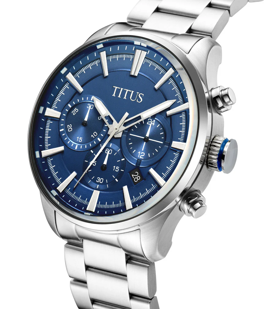 Saber Chronograph Quartz Stainless Steel Watch W06-03082-021 - Image 2