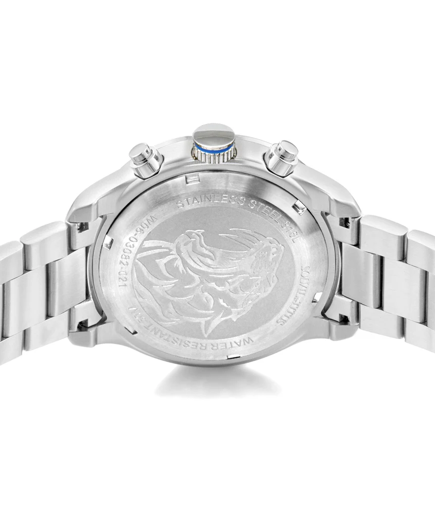 Saber Chronograph Quartz Stainless Steel Watch W06-03082-021 - Image 3