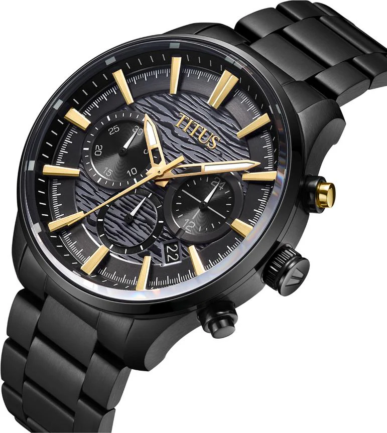 Saber Chronograph Quartz Stainless Steel Watch W06-03082-050 - Image 2