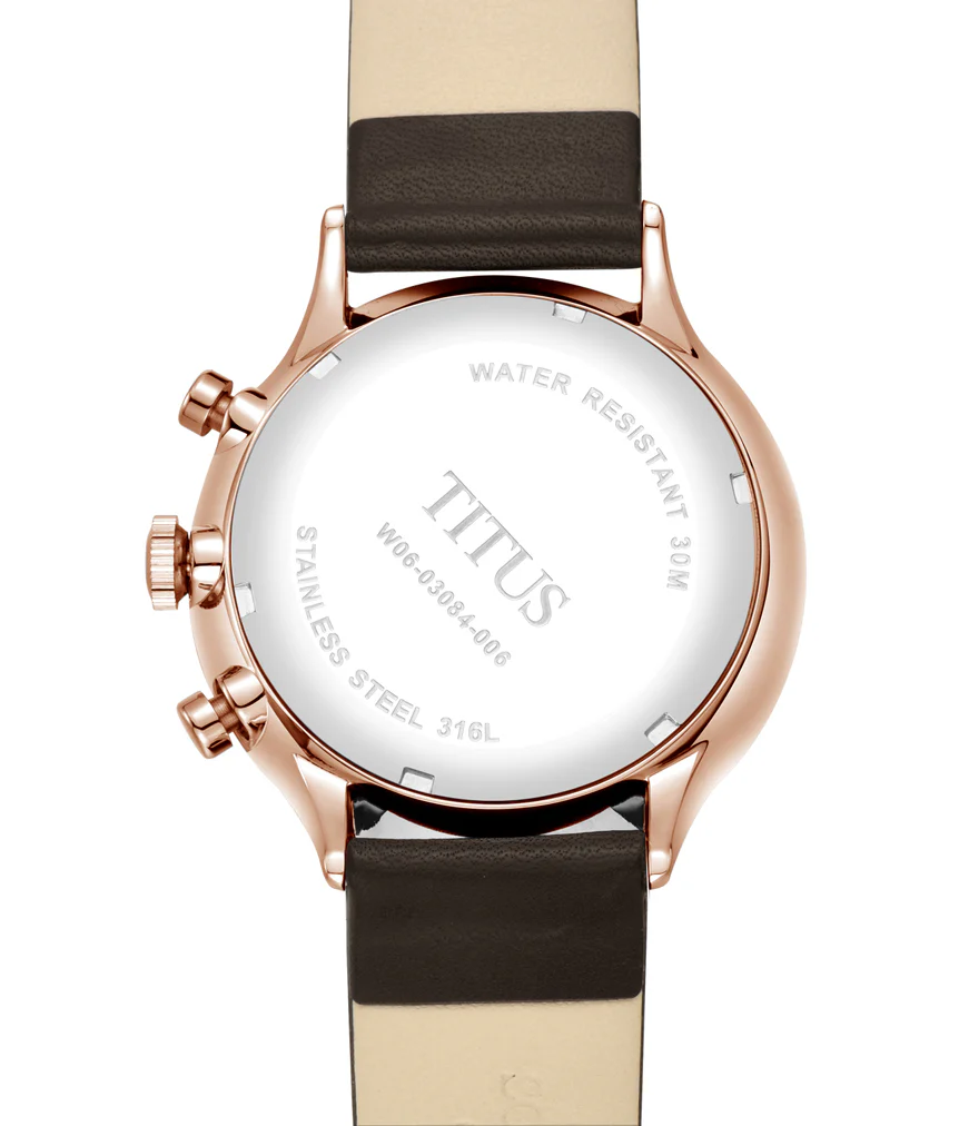 Interlude Multi-Function Quartz Leather Watch (W06-03084-006) - Image 3