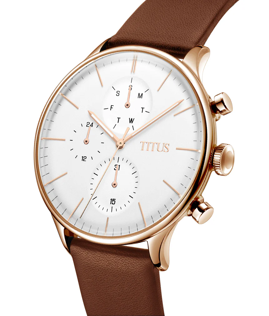 Interlude Multi-Function Quartz Leather Watch (W06-03084-007) - Image 2