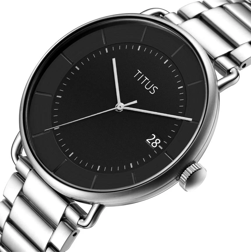 Nordic Tale 3 Hands Date Quartz Stainless Steel Watch W06-03086-001 - Image 2