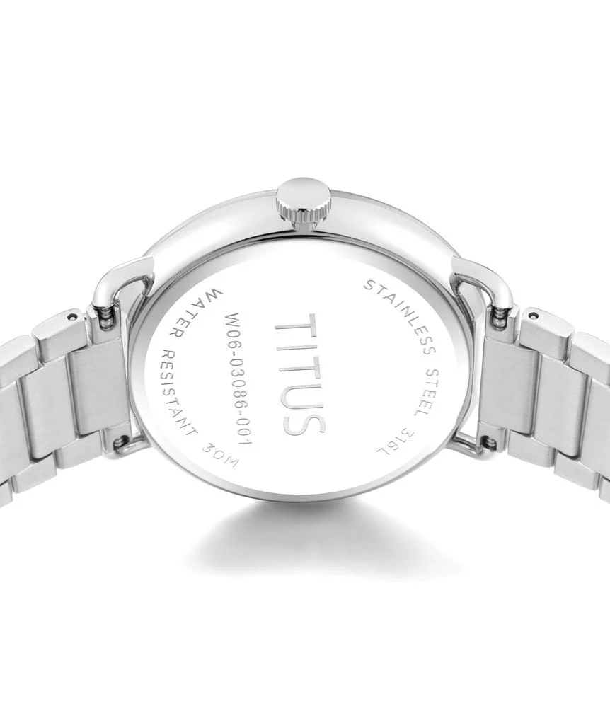 Nordic Tale 3 Hands Date Quartz Stainless Steel Watch W06-03086-001 - Image 3