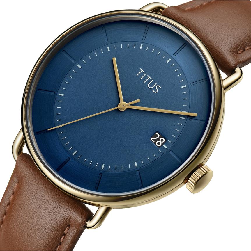 Nordic Tale 3 Hands Date Quartz Leather Watch W06-03086-003 - Image 2