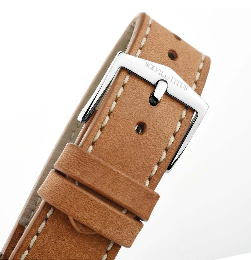 Modernist Multi-Function Quartz Leather Watch W06-03088-001 - Image 4