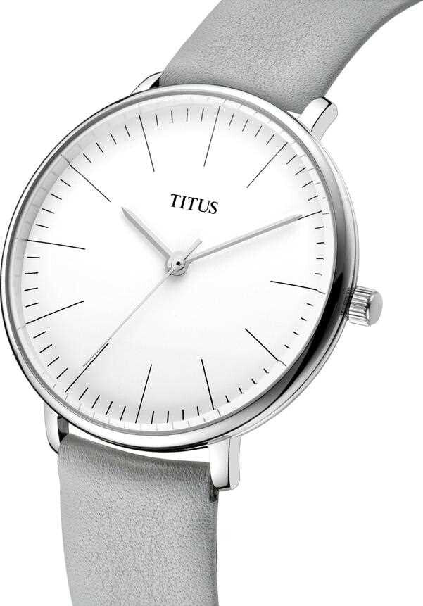 Interlude 3 Hands Quartz Leather Watch (W06-03095-001) - Image 2