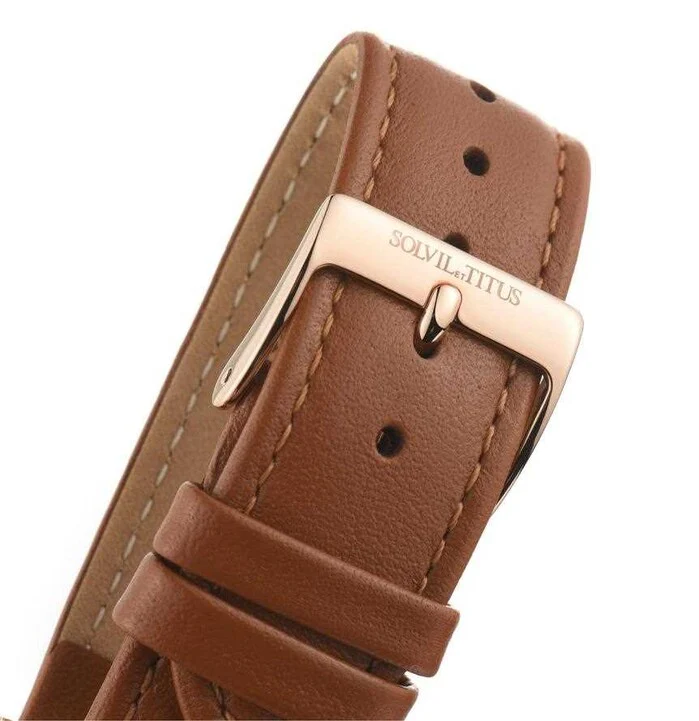 Nordic Tale 3 Hands Quartz Leather Watch (W06-03097-003) - Image 4