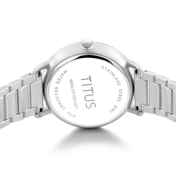 Nordic Tale 3 Hands Date Quartz Stainless Steel Watch (W06-03100-001) - Image 3