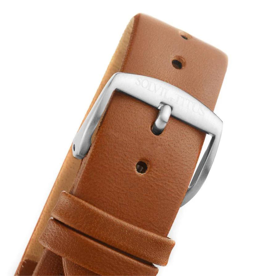Nordic Tale 3 Hands Date Quartz Leather Watch (W06-03100-003) - Image 4