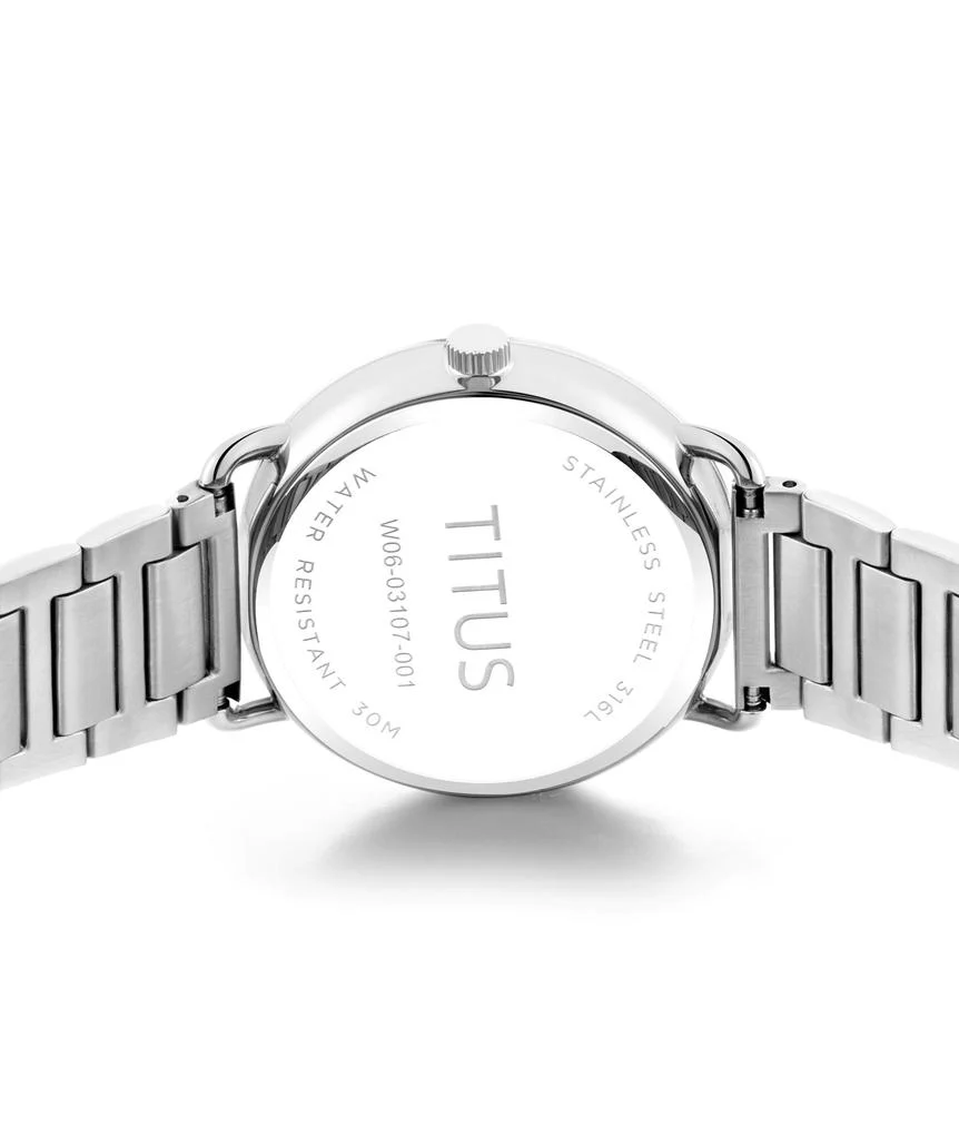 Nordic Tale 3 Hands Date Quartz Stainless Steel Watch W06-03107-001 - Image 3