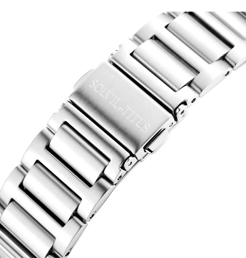 Nordic Tale 3 Hands Date Quartz Stainless Steel Watch W06-03107-001 - Image 4