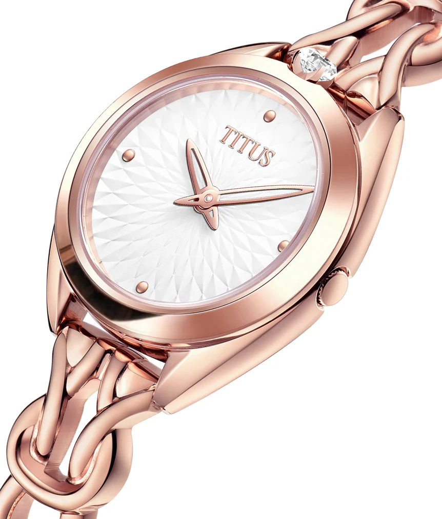 Ring & Knot 2 Hands Quartz Stainless Steel Watch W06-03133-001 - Image 2
