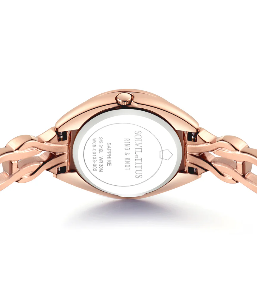 Ring & Knot 2 Hands Quartz Stainless Steel Watch W06-03133-002 - Image 3