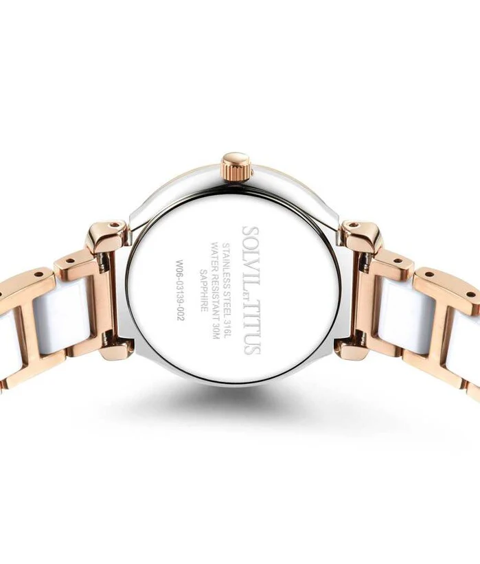 Fair Lady 3 Hands Date Quartz Stainless Steel Watch (W06-03139-002) - Image 3
