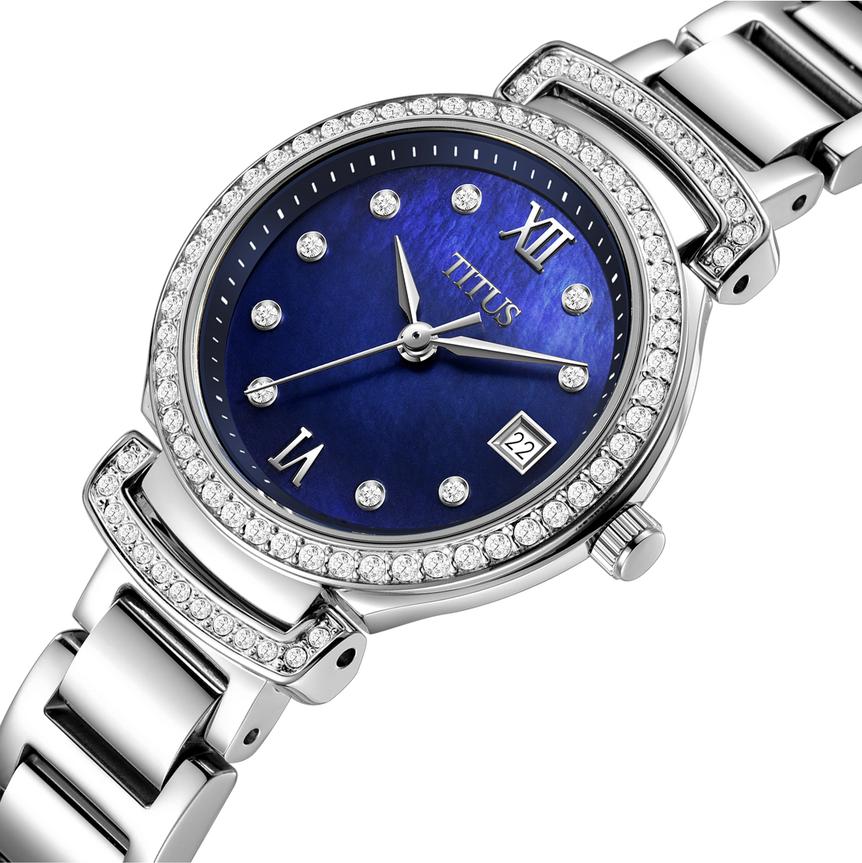 Fair Lady 3 Hands Date Quartz Stainless Steel Watch (W06-03139-005) - Image 2