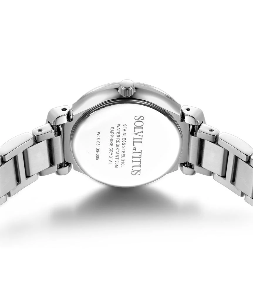 Fair Lady 3 Hands Date Quartz Stainless Steel Watch (W06-03139-005) - Image 3