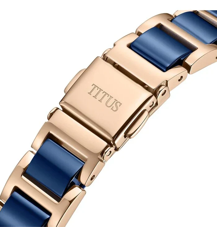 Fair Lady 3 Hands Date Quartz Stainless Steel with Ceramic Watch (W06-03139-009) - Image 4