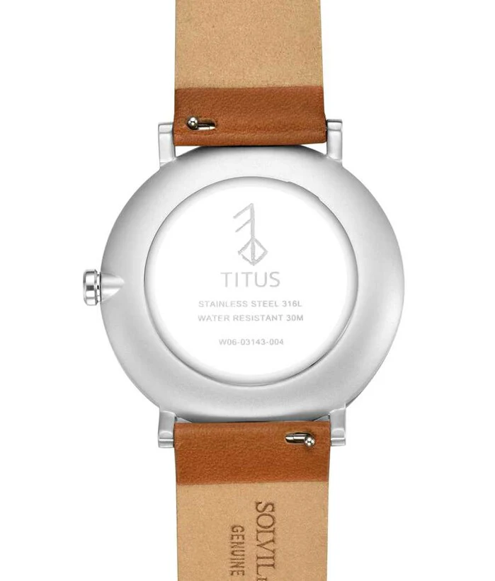 Nordic Tale 3 Hands Quartz Leather Watch (W06-03143-004) - Image 3