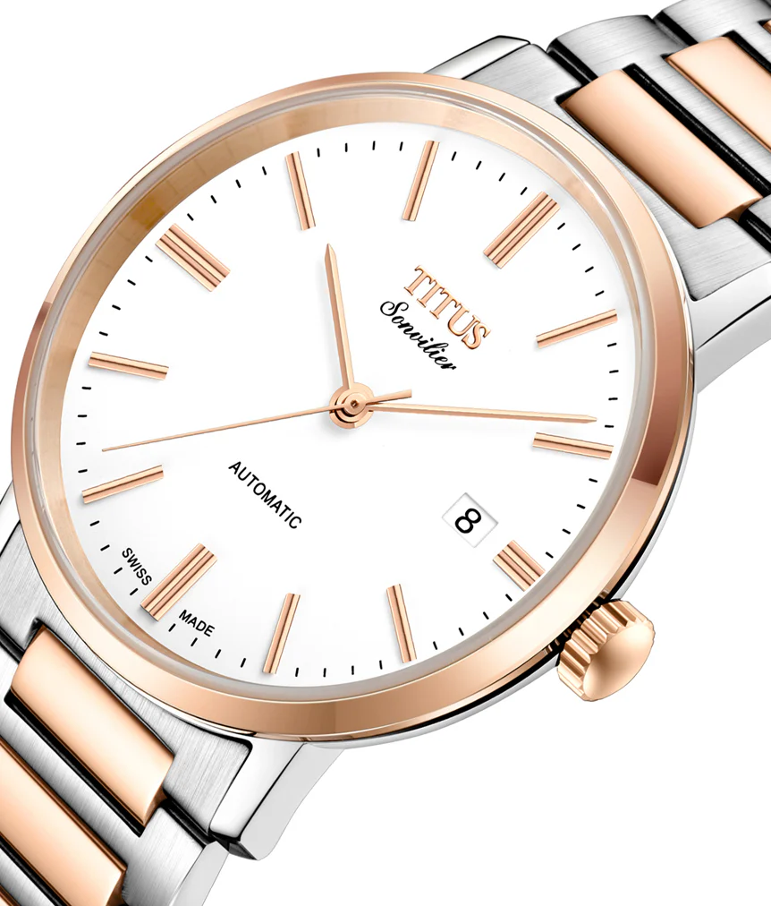 Sonvilier 3 Hands Date Mechanical Stainless Steel Watch W06-03171-002 - Image 2