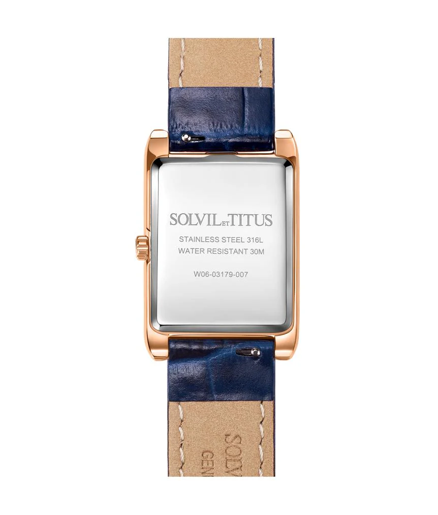 Classicist 2 Hands Quartz Leather Watch (W06-03179-007) - Image 3