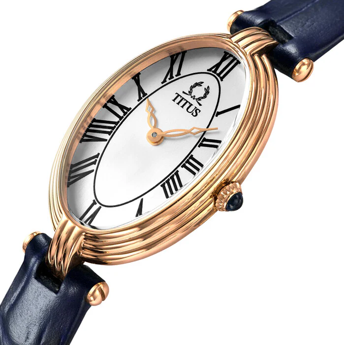 Once 2 Hands Quartz Leather Watch (W06-03207-011) - Image 2